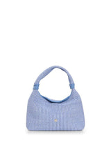 Handbags Apoella Hydra Straw Mini Hobo Bag Sky O/S / Sky Apoella