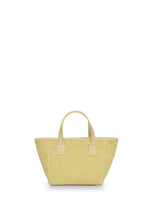 Handbags Apoella Icaria Straw Mini Tote Yellow O/S / Yellow Apoella