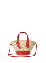 Handbags Zeus n Dione Thalassini Mini Straw Bag O/S / Red Apoella