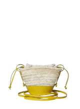 Handbags Zeus n Dione Thalassini Small Straw Beach Bag O/S / Lemon Apoella