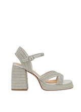 Heels Castaner Valle High Heeled Sandals Platino Apoella