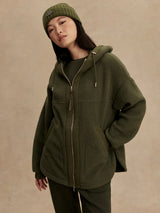 Jacket Varley Fey Relaxed Fleece Jacket Racing Olive Apoella