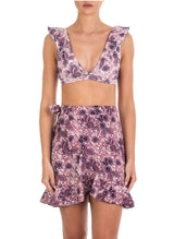 - Jane Mini Skirt Pink Floral Apoella