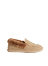 Loafers Manebi Aspen Loafers Suede Espadrilles Champagne Beige Apoella