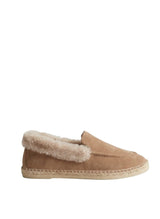 Loafers Manebi Aspen Loafers Suede Espadrilles Vintage Taupe Apoella