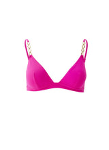 Swimwear Melissa Odabash Mexico Bralette Chain Bikini Top Raspberry Apoella