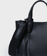 Mini Totes Callista Crafts Mini Tote 23 Grained Leather Black O/S / Black Apoella