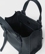 Mini Totes Callista Crafts Mini Tote 23 Grained Leather Black O/S / Black Apoella