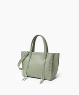 Mini Totes Callista Crafts Mini Tote Grained Leather Sage O/S / Sage Apoella