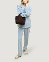 Mini Totes Naghedi St Barths Small Tote Chocolate O/S Apoella