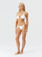 - Monza Triangle Chain Bikini Bottom White Apoella