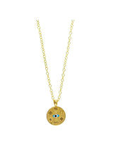 Necklaces ASTRA Medium Evil Eye With Lucky Charms Chain O/S Apoella