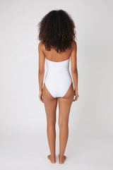 One-Piece Heidi Klein Anacapri Ring Halterneck One Piece White Apoella
