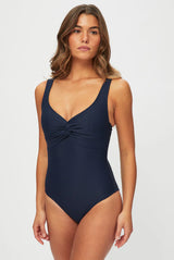 One-Piece Heidi Klein Core Twist One Piece Navy Apoella