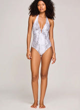 One-Piece Heidi Klein Core U Bar One Piece Snake Apoella