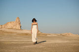 One-Piece Kiohne Jade Bandeau One Piece Off White Jacquard Apoella