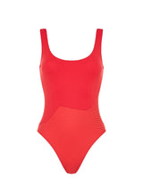 One-Piece Kiohne Marine Over The Shoulder One Piece Red Apoella