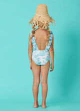One-Piece Marie Raxevsky Pleated One Piece Jungle Turquoise Apoella