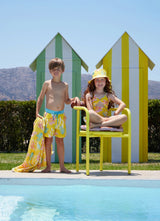 One-Piece Marie Raxevsky Straps One Piece Sunset Reef Apoella