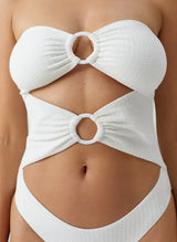 One-Piece Melissa Odabash Alicante Cut Out One Piece Mazy White Apoella