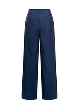 Pants APOELLA Alexa Poplin Pants Navy Apoella