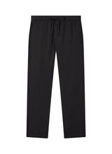 Pants Frescobol Carioca Oscar Linen Pants Black Apoella