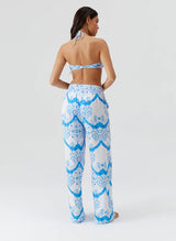 Pants Melissa Odabash Olivia Elastic Waist Straight Pants Florian Apoella