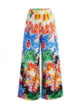 Pants RIANNA + NINA Tropica Fruta Pants Fyori Popeline Tropicana Blanca S/M / Tropicana Blanca Apoella