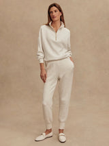 Pants Varley The Slim Pant 25 Ivory Marl Apoella