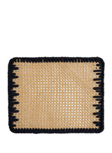 Placemats Alexandra Koumba Wicker Placemat Midnight Blue O/S / MIDNIGHT BLUE Apoella