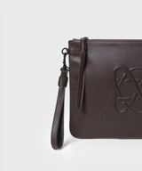 Pochette Callista Crafts CC Pochette Grained Leather Cocoa O/S Apoella