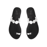 Sandals Ancient Greek Sandals Calisto Mirror Sandals Silver Apoella