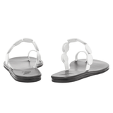 Sandals Ancient Greek Sandals Calisto Mirror Sandals Silver Apoella