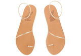 Sandals Ancient Greek Sandals Chora Strap Sandals Platinum Apoella