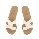 Sandals Ancient Greek Sandals Desmos Leather Slide Sandals Off White Apoella