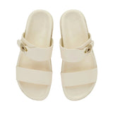 Sandals Ancient Greek Sandals Latria Buckle Slide Sandals Off White Apoella