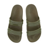 Sandals Ancient Greek Sandals Meli Jelly Slide Sandals Khaki Apoella