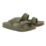 Sandals Ancient Greek Sandals Meli Jelly Slide Sandals Khaki Apoella