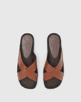 Sandals Castaner Keanu Leather Sandals Marron Choc Apoella