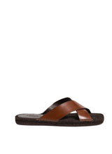 Sandals Castaner Kevin Flat Sandals Marron Choc Apoella