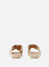 Sandals Castaner Palmera Flat Sandals Oro Claro Apoella