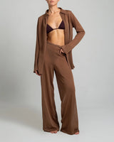 Set Stefania Frangista Spirit Knit Shirt/Pants Set Black Apoella