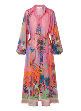 Shirtdress Anjuna Emilia Midi Shirtdress Pink S / Pink Apoella