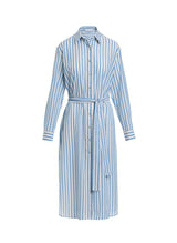 Shirtdress Apoella Kallia Midi Shirtdress Sky/Yellow Stripes Apoella