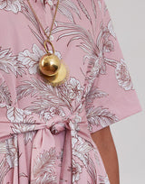 Shirtdress Borgo De Nor Posie Cotton Dress Dress Jungle Pink Apoella