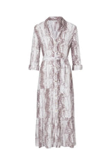 Shirtdress Heidi Klein Relaxed Maxi Shirtdress Snake Apoella
