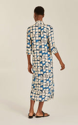 Shirtdress Lenny Niemeyer Side Slit Button Up Shirtdress Cascais Apoella