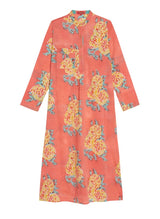 Shirtdress Lisa Corti Long Open Kurta Cotton Shirtdress Old Pink Apoella