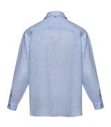 Shirts Apoella Charis Linen Loose Shirt Striped Sky Apoella