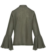 Shirts Apoella Virginia Frill Shirt Khaki Apoella